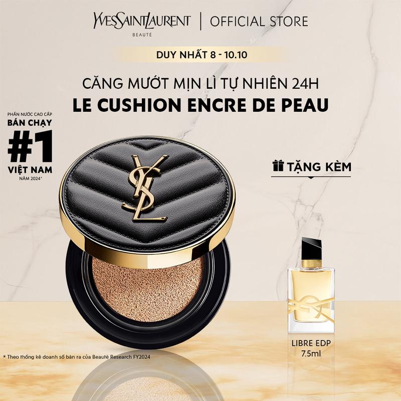 [CƠ HỘI CUỐI 11.10] Phấn nước hiệu ứng mịn lì YSL LE CUSHION ENCRE DE PEAU