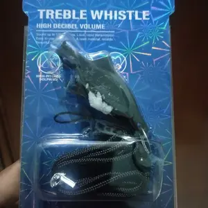 SPEEDS Peluit Wasit Pluit Treble Whistle Olahraga Periwitan Alat Outdoor Ball Bola Sport 120db + Lanyard Tali Linesman 007-15