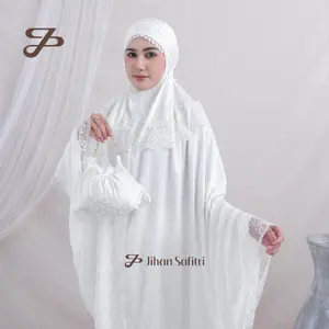 Mukena Dewasa Mewah 2in1 Silk Uragiri Renda Kalung Premium Series Zalleya