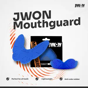 JWON Mouthguard Blue - Gumshield - Pelindung Gusi Gigi Karate Boxing Martial Arts