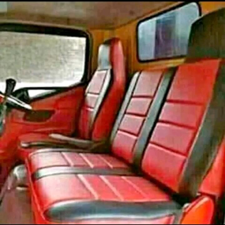 sarung jok cover jok mobil truk canter ful busa desain simpel dan elegan Car kendaraan mudah di pasang 4