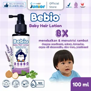 Bebio Baby Hair Lotion 100 ml - 8x Menebalkan & Menutrisi Rambut Bayi & Anak - Rambut Lebat & Wangi Seharian