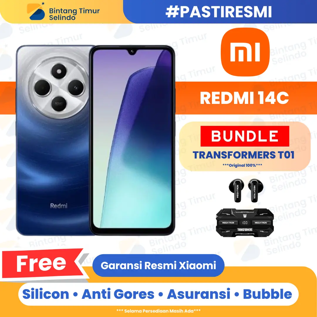 Xiaomi Redmi 14C [6GB+128GB] Garansi resmi 1 Tahun