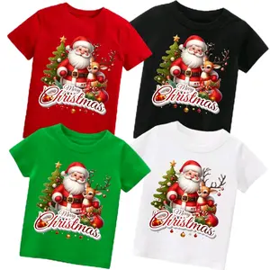 KAOS ANAK EDISI NATAL USIA 1-12 TAHUN LENGAN PENDEK ATASAN FASHION