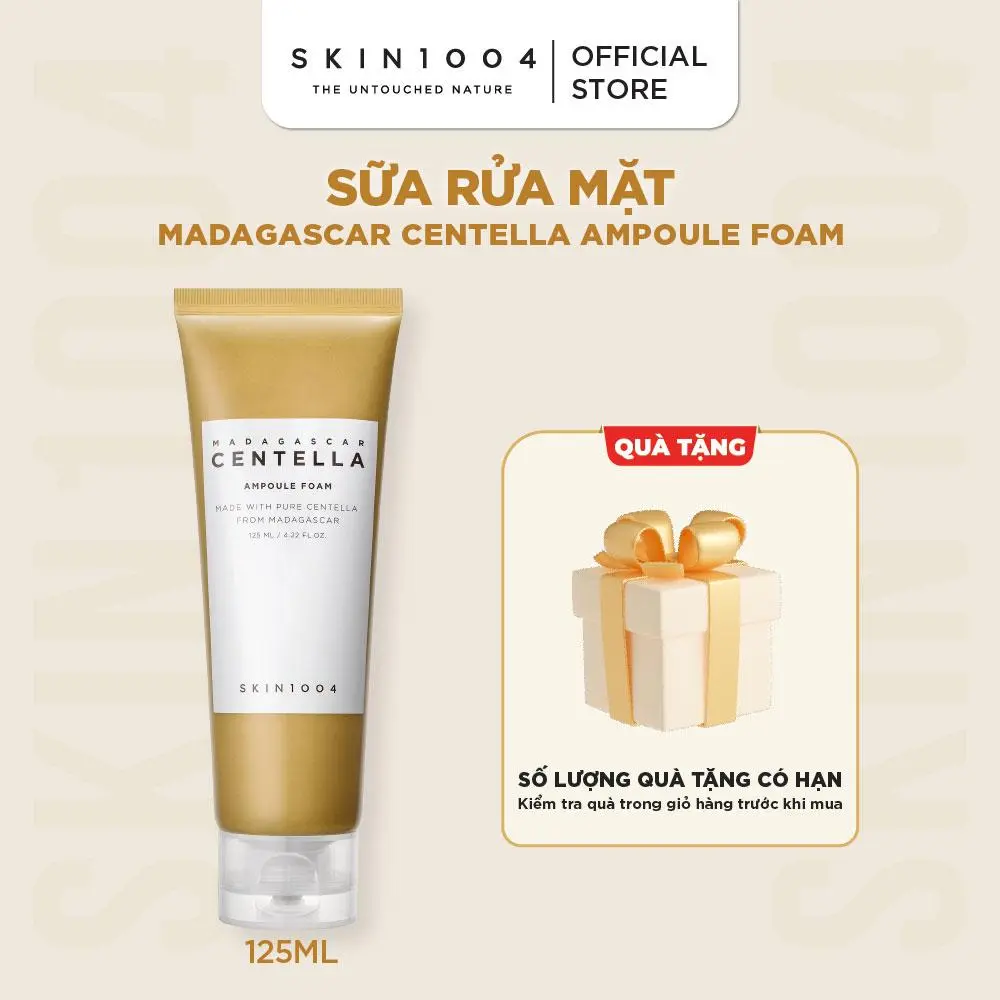 Sữa Rửa Mặt Skin1004 Madagascar Centella Ampoule Foam Dưỡng Ẩm Và Làm Sạch Da 125ml