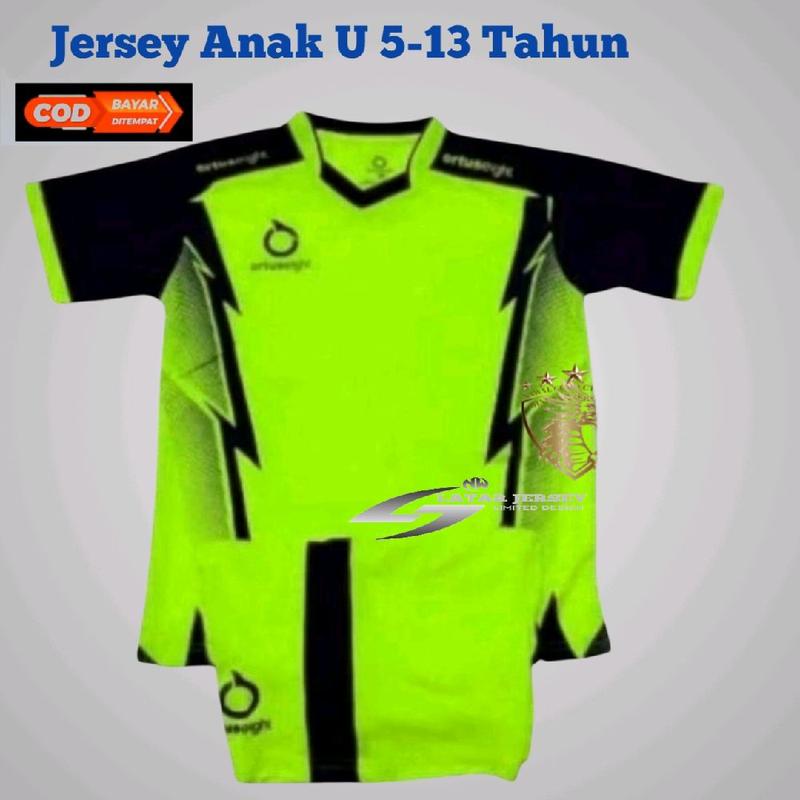 Jersey Bola Anak Umur 5-13 Tahun Stelan Baju Futsal Volly Badminton Anak Terbaru 2025 Bahan Adem Berkualitas - Sport Outdoor 5