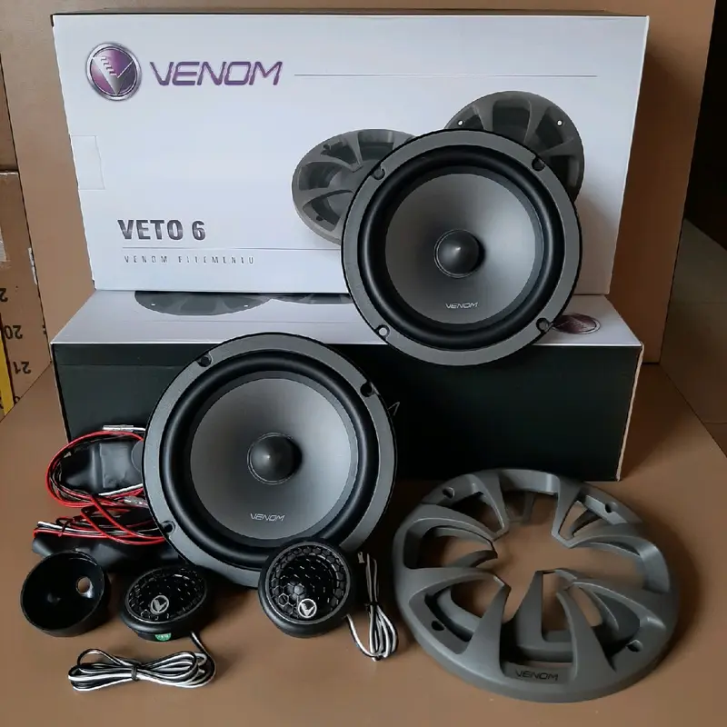 SPLIT VENOM VETO 6 INCH VENOM ELLEMENTO VETO 6 ORIGINAL VENOM SPEAKER AUDIO MOBIL VENOM 8
