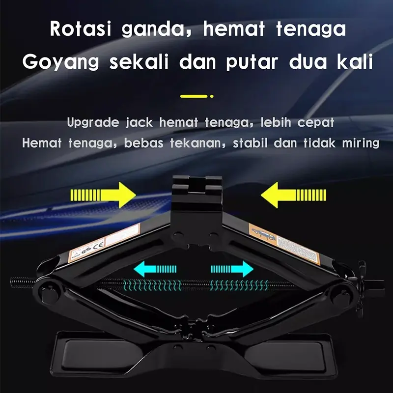 Dongkrak Mobil BLACK/1ton dongkrak mobil /dongkrak gunting / dongkrak pengangkat tipe tangan / - untuk perbaikan ban mobil 4