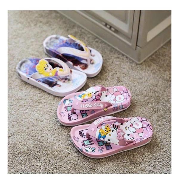  Dép kẹp nơ chéo cho bé gái siêu xinh  form nhỏ khách nên tăng 1-2 size  đế Cao Su chắc chắn 