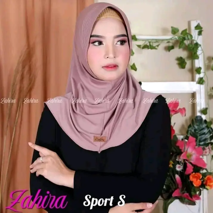 Jilbab Sport Zahira Premium Pet Tebal Murah Terlaris ! ! ! Kerudung Muslim Nyaman