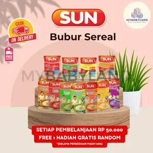 SUN Bubur Susu Sereal | SUN bubur sereal susu | Sun Bubur Cereal Susu | Sun Ekonomis | Sun Bubur Sereal Kotak Dan Sachet 120 Gram | Food | Makanan
