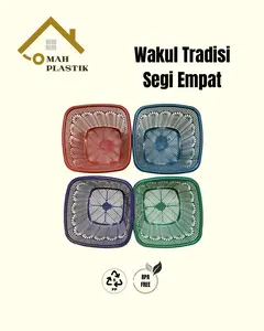 (PAKET HEMAT 50 PCS & 100 PCS) BESEK NASI PLASTIK HAJATAN - WADAH KENDURI TEBAL & KUAT - COCOK UNTUK NASI BERKAT, ACARA & CATERING