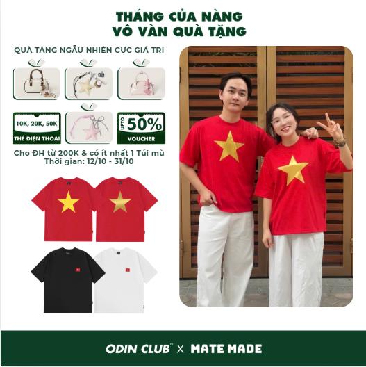 Áo thun cờ đỏ sao vàng Việt Nam, Áo cờ tổ quốc, Áo yêu nước chất liệu vải cotton co giãn 2 chiều