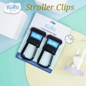 KURU Stroller Hook 2 pcs | Gantungan Large Stroller Hook Premium