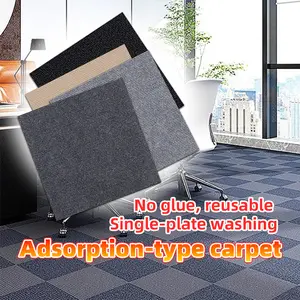 [SAHABAT-MANCING]1PC Karpet puzzle Anti selip, tetap menempel kuat bahkan setelah dicuci Keset kamar tidur berperekat lembut