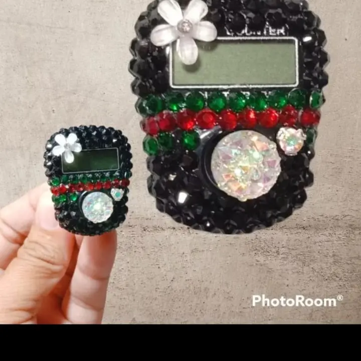 TASBIH DIGITAL MUTIARA BANDUL BUNGA PITA