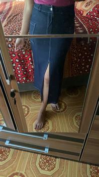 Product Review of Hana Fashion - Sienna Maxi Skirt/ Rok Panjang Wanita - SK250 Rok Denim from Y**e 1