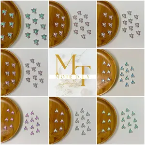 MOTEDIY - [211] 5pc Liontin Kupu Kupu Liontin Ekor/Mainan Gelang Manik/Liontin Manik