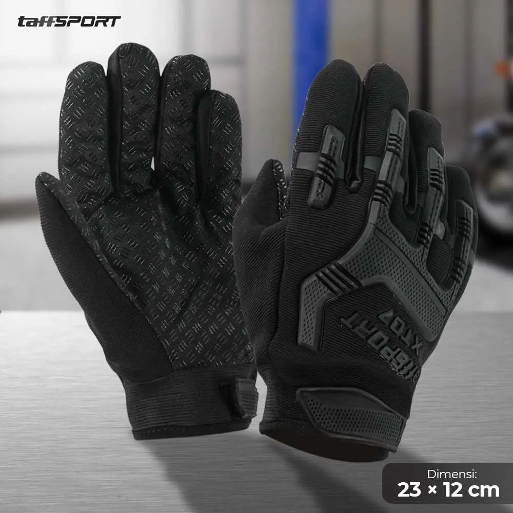 [ COD ] TaffSPORT Sarung Tangan Motor Tactical Mechanix Off Road - XT07