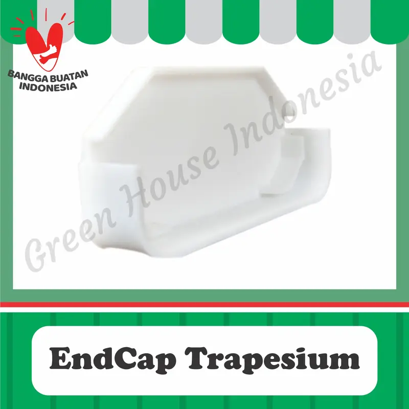 End Cap Gully Trapesium Hidroponik - Green House Indonesia 0