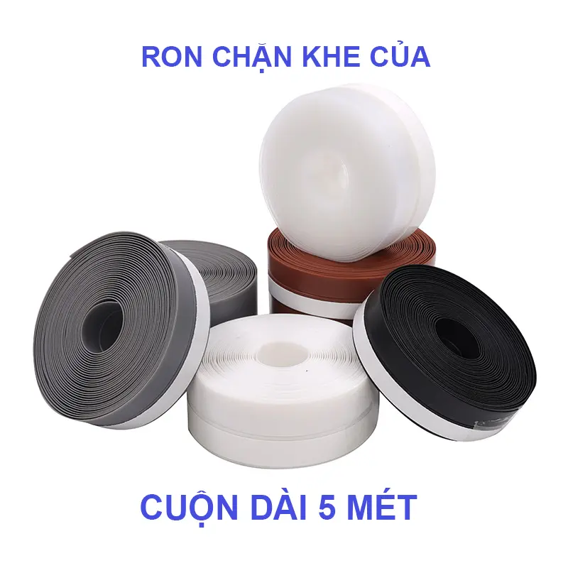 Ron chặn khe cửa, che khe hở cửa, ngăn gió, cách nhiệt, cách âm, chống côn trùng bụi bẩn