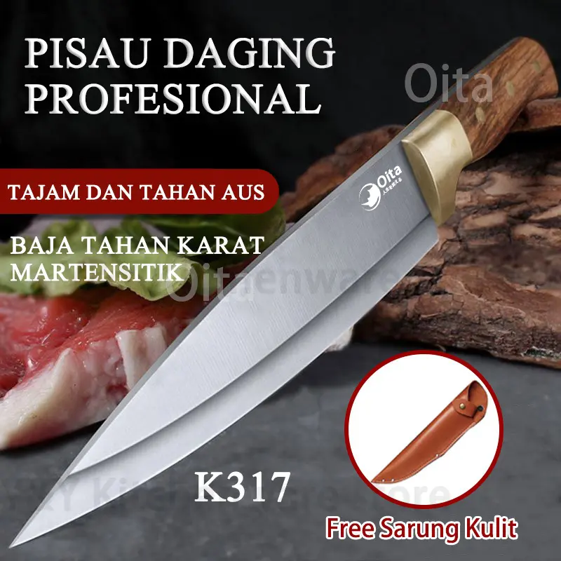 Pisau dapur stainless steel, pisau daging, pisau kue, tujuh gaya.-Y&Y