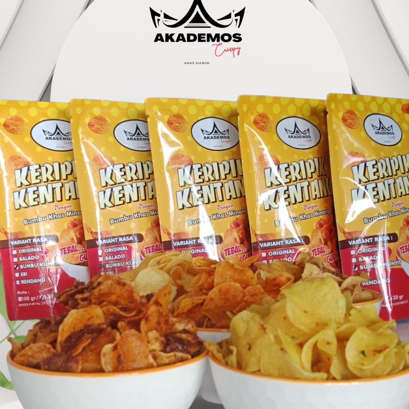 Keripik Kentang Rasa Rendang 120gr 2