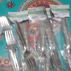 garpu makan stainless 5 lusin isi 60 pcs Kitchenware Steel
