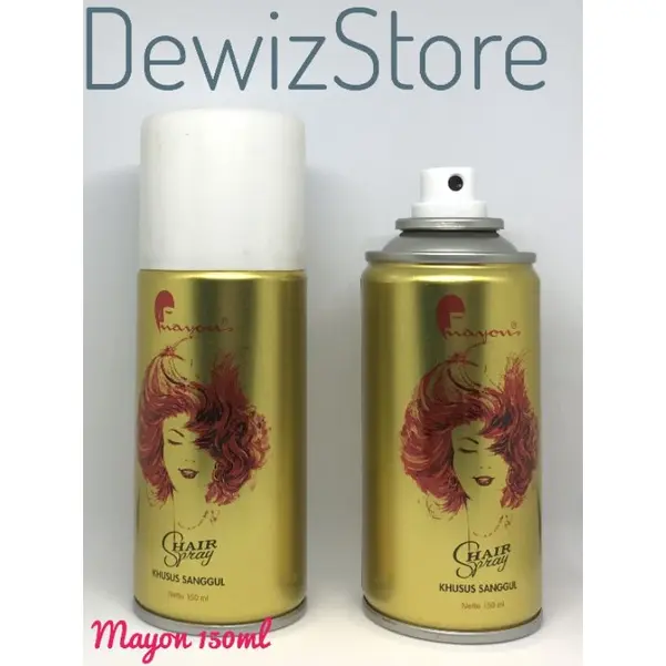 MAYON Hair Spray Rambut Sanggul - 75ml - 150ml - 250ml 3