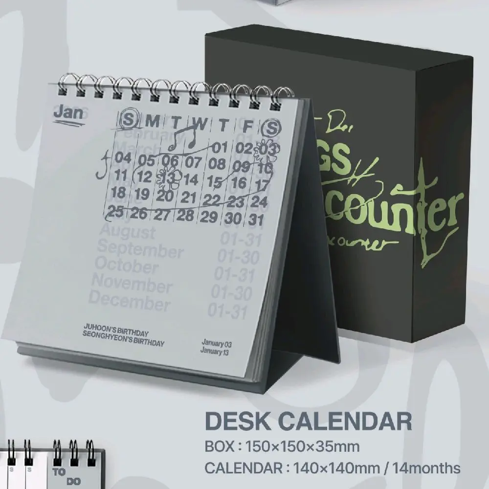 desk calendar