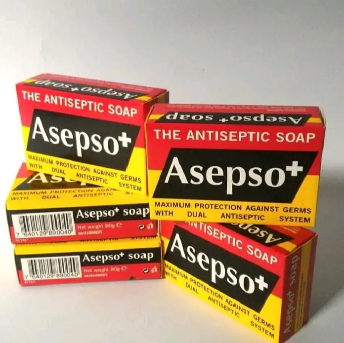Asepso Sabun Antiseptik untuk Gatal Kulit Kurap & Biang Keringat Membersihkan Bakteri Aroma Harum Segar - Tubuh