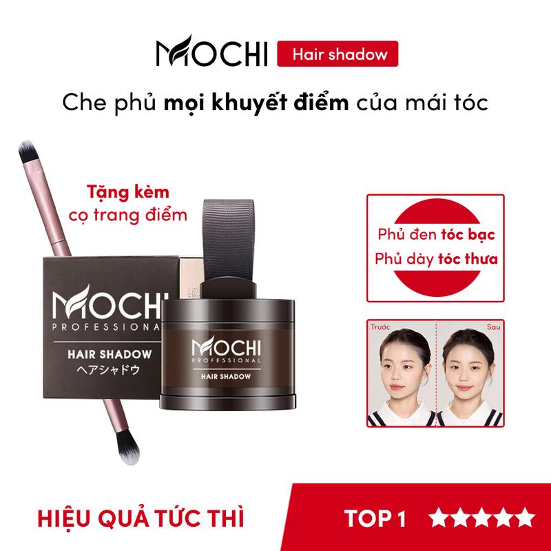 Phấn phủ bạc Mochi Hair Japan. Phấn che khuyết điểm thưa tóc, bạc tóc tiện lợi chính hãng