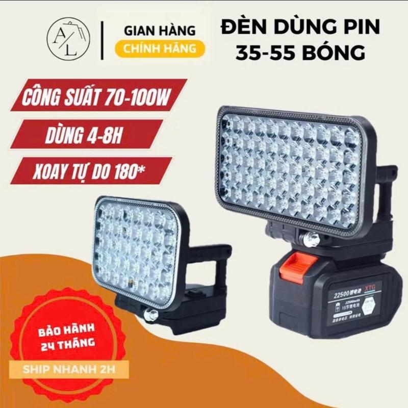 Đèn Led 35 và 55 bóng siêu sáng dùng pin rời chân cắm phổ thông dùng trong nhà và ngoài trời tiện lợi