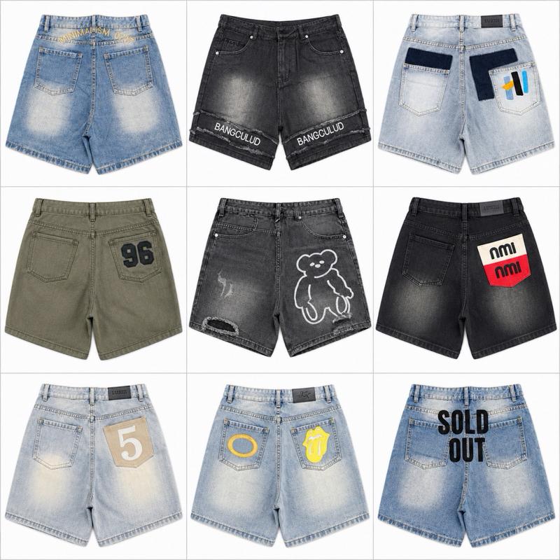 QUẦN SHORT JEAN NAM BASIC - FROM TRÊN GỐI - ĐỊNH LƯỢNG VẢI 360GSM Menswear
