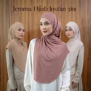 (Xora) Jemma Hijab Instan plus  Inner 3in1 Bahan Viscose Rayon