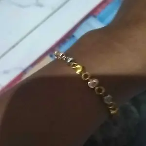 PREMIUM GELANG TANGAN BIJI LADA KOMBINASI TITANIUM LAPIS EMAS24K