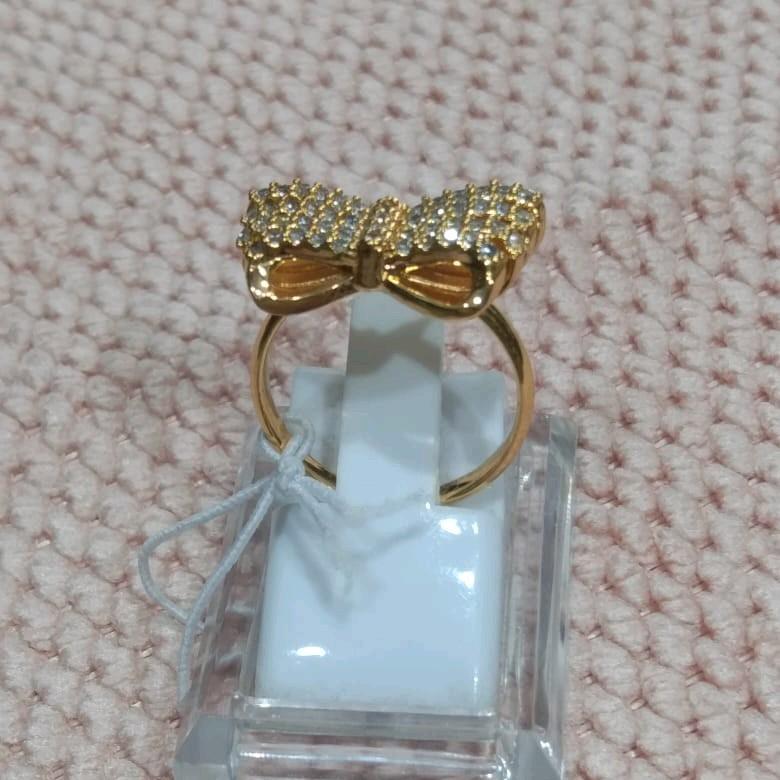 Cincin lapis emas butterfly Perempuan 0