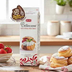 RICH'S BETTERCREME WHIPPED CREAM 907 GR ( NON DAIRY ) BUTTER CREAM