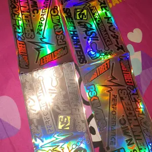 16 PCS STIKER PACK RACING VINYL HOLOGRAM PELANGI PRINT CUT SPDPRC03
