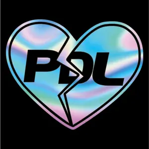 stiker cutting sticker love PDL hologram