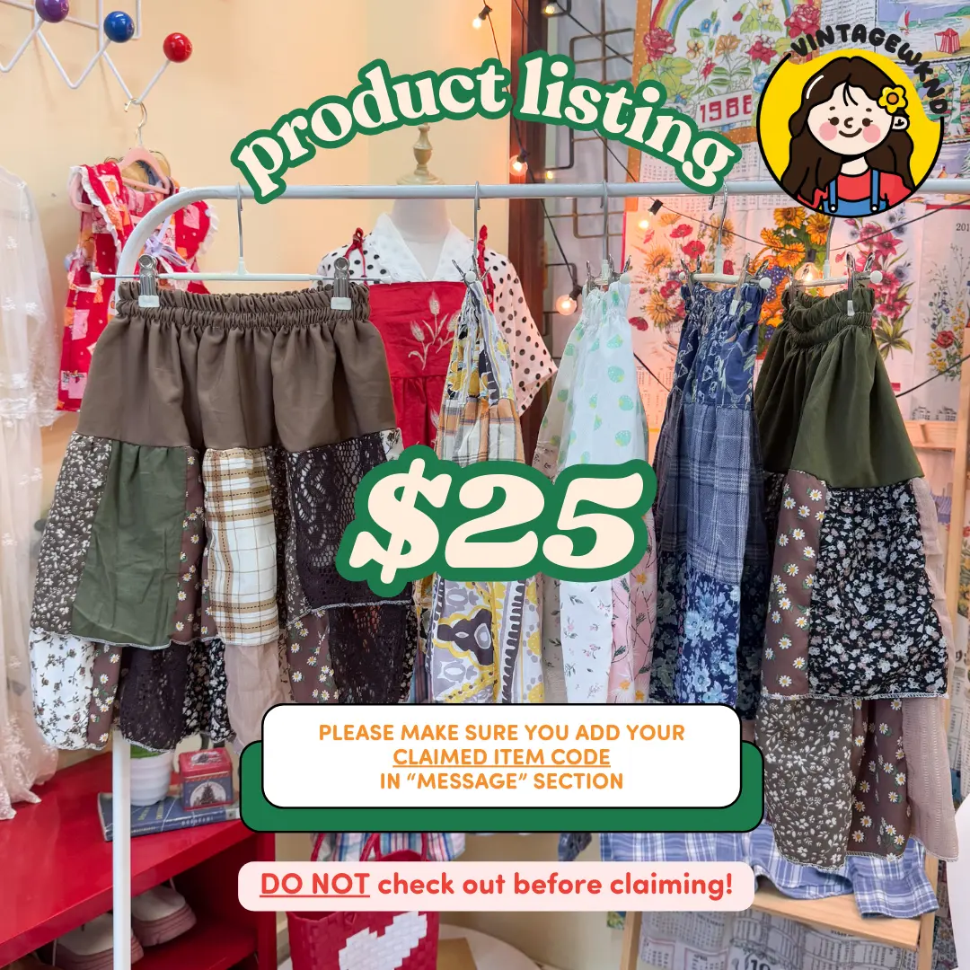 $25 SUMMERSZN Mini Skirt (Waist: 22-36”) Sustainable Sourced Fashion