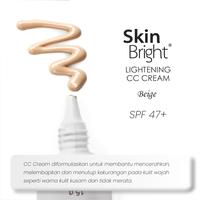 Gambar Skin Bright Lightening CC Cream SPF 47+ Beige 15gr – CC Cream Natural Coverage, Mencerahkan & Meratakan Warna Kulit dari Surya Dermato Medica Labs Kota Administrasi Jakarta Pusat 4 Tokopedia
