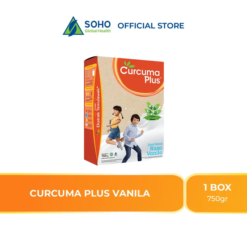 Curcuma Plus Susu Bubuk Anak - Vanilla 750gr 0
