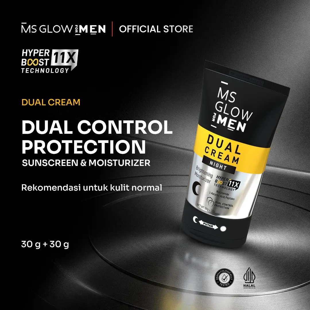 MS Glow For Men Dual Cream - 30 gr