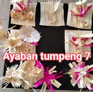 Sampian eteh eteh ayaban tumpeng 7 untuk perlengkapan keagamaan