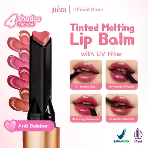JIERA Melting Click Balm - Melts My Heart with Collagen & Moisturizing Oil , UV Filter, Plumpy Look, Moisturizing, High Pigmented