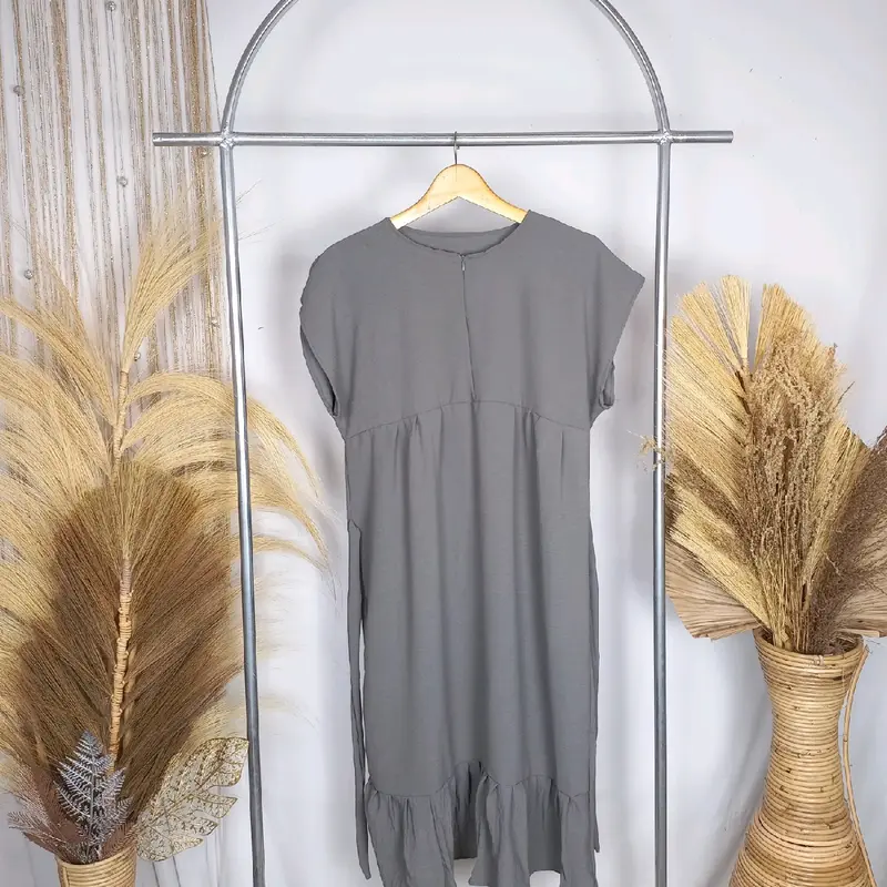Daster Remple Busui Tali Pinggang Crinckle Airflow Dress Wanita 6