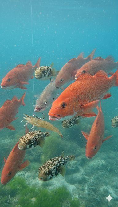 Monster Fishing Mata Kail Udang Hidup untuk Memancing Isi 5 Pcs Paket Umpan Efektif dan Mudah Digunakan - Pancing