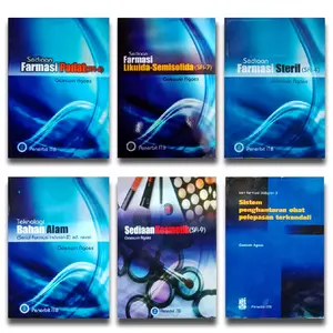 PROMO BUKU SERI GOESWIN AGOES ( SEDIAAN KOSMETIK • FARMASI LIKUIDA-SEMISOLIDA • FARMASI PADAT • TEKNOLOGI BAHAN ALAM • FARMASI STERIL • SISTEM PENGHANTARAN OBAT ) TERLARIS