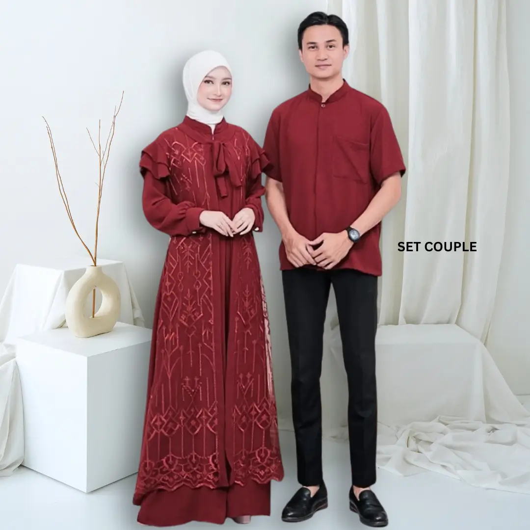 SET COUPLE Maroon